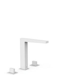 Tres Slim Exclusive, Zweigriff-Standarmatur, weiss matt