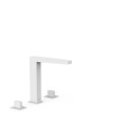 Tres Slim Exclusive, Zweigriff-Standarmatur, weiss matt