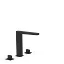 Tres Slim Exclusive, Zweigriff-Standarmatur, schwarz matt