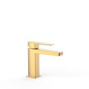 Tres Slim Exclusive, Einhebel Waschtischmischer, 24k Gold