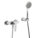 Tres Flat-Tres, Einhebel Brausemischer, chrom