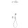 Tres Alplus, Unterputz Brauseset, chrom