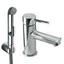 Tres Alplus, Einhebel-Waschtischmischer mit Dusche...