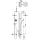 Tres Lex-Tres, Thermostatset Brausebatterie, chrom