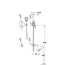 Tres Class-Tres, Unterputz Brauseset Rapid-Box, chrom