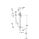 Tres Class-Tres, Unterputz Brauseset Rapid-Box, chrom