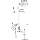 Tres Class-Tres, Unterputz Brauseset Rapid-Box, chrom