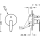 Tres Class-Tres, Unterputz-Einhandmischer (2-Wege), chrom
