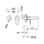 Tres Class-Tres, Einhebel Waschtischmischer UP, chrom
