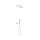 Tres Loft-Tres, Unterputz Brauseset, chrom