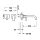 Tres Loft-Tres, Einhebel Waschtischmischer UP, chrom