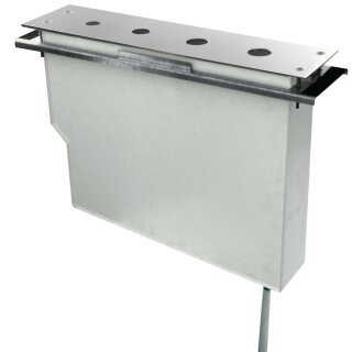 Tres Max-Tres, Schlauchbox zur Fliesenbankmontage, chrom