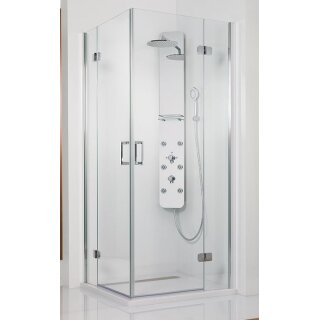 HSK Premium Softcube Eckeinstieg Drehtüren, pendelbar, 4-teilig