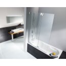 HSK K2 Badewannenaufsatz 1 festes Element + 1 bewegliches...