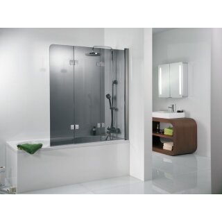 HSK Premium Softcube Badewannenaufsatz, 3-teilig