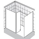 HSK Walk In Atelier Frontelement + Seitenteil + Seitenwand