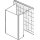 HSK Walk In Atelier Pur 1 Glaselement mit Seitenwand und Seitenteil