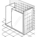 HSK Walk In K2P 1 Glaselement mit Seitenteil +...