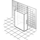 HSK Walk In Easy Comfort 2 Frontelement freistehend mit...