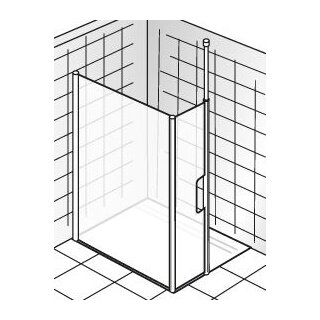 HSK Walk In Easy Comfort 1 Frontelement mit einem Seitenteil