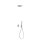 Tres Max-Tres, Unterputz Brauseset MAX, chrom