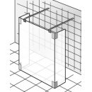 HSK Walk In K2 1 Glaselement + 2 Seitenteile, Sondermass...