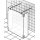 HSK Walk In K2 1 Glaselement + 2 Seitenteile, Sondermass bis 120,0cm, bis 50cm, chrom