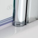 HSK Exklusiv Fensterlösung mit Profil-Drehfalttür, 4-teilig