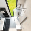HSK Exklusiv Fensterlösung mit Profil-Drehfalttür, 4-teilig