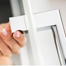 HSK K2P Gleittür, 2-teilig + Drehfalttür