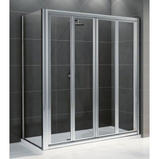 Novellini New Star 2S+F Falttür 2-teilig + Seitenwand