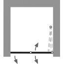 HSK Atelier Plan Drehfalttür Nische
