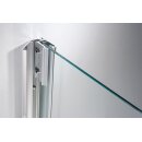 HSK Premium Softcube Drehtür, pendelbar, Raumnische, 3-teilig