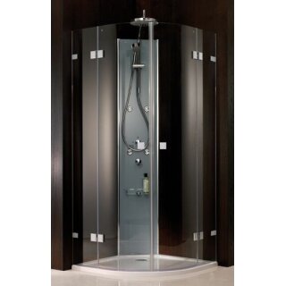 HSK Atelier Pur 2 Drehtür + 2 Seitenteile Viertelkreisdusche