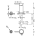 Tres Max-Tres, Einhandmischer Bidet mit Dusche, chrom