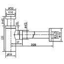 DESIGN SIPHON CHROM RUND