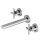 Tres Max-Tres, Zweigriff UP Waschtischmischer, chrom