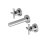 Tres Max-Tres, Zweigriff UP Waschtischmischer, chrom
