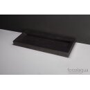 Forzalaqua Stein Waschbecken, BELLEZZA BLUESTONE MATT GESCHLIFFEN 120,5X51,5X9CM 1XØ36MM