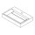 Forzalaqua Stein Waschbecken, BELLEZZA BLUESTONE MATT GESCHLIFFEN 60X40X9CM 1XØ36MM