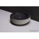 Forzalaqua Stein Waschbecken, VERONA BLUESTONE GEMEISSELT Ø40X12CM
