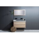 Forzalaqua Stein Waschbecken, PALERMO BLUESTONE GEMEISSELT 120,5X51,5X9CM 0XØ36MM