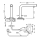 Tres Max-Tres, Elektronische Waschbeckenarmatur mit fester Wassertemperatur TOUCH-TRES, chrom