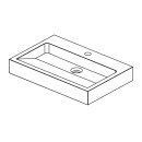 Forzalaqua Stein Waschbecken, PALERMO BLUESTONE MATT GESCHLIFFEN 60X40X9CM, 1XØ36MM