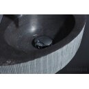 Forzalaqua Stein Waschbecken, 30X30X10CM, TURINO BLUESTONE GEMEISSELT