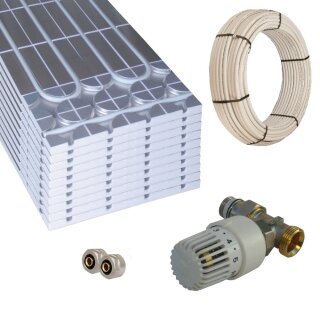 Warmwasser Fußbodenheizung HoWaTech DRY 5-10m² Paket RTL
