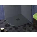 Doccia Duschwanne Pizarra Semicircular 80x80cm