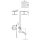Tres Cuadro-Tres, Unterputz Brauseset Rapid-Box, chrom