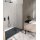 Doccia Duschwanne Liso Enmarcado Frontal 80x120cm