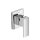 Tres Cuadro-Tres, Unterputz-Einhandmischer (1-Weg), chrom